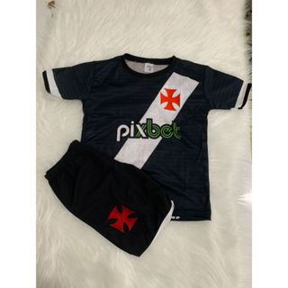 Uniforme de Time Infantil do Vasco top de linha envio Imediato