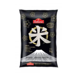 Arroz Japonês Premium Grão Curto Sakura 1kg