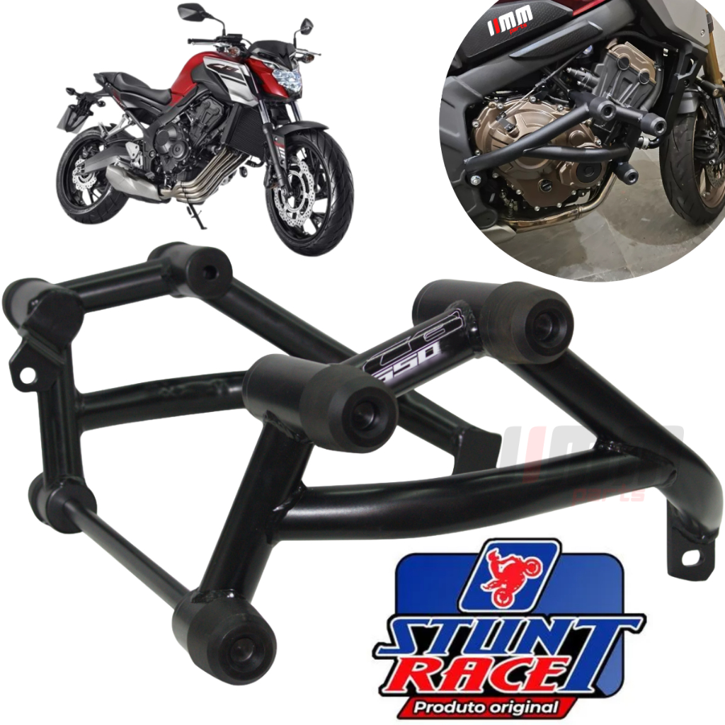 Stunt Race CB 650 F Slider Gaiola Proteção de Motor e carenagem Stunt Cage Honda CB650 F