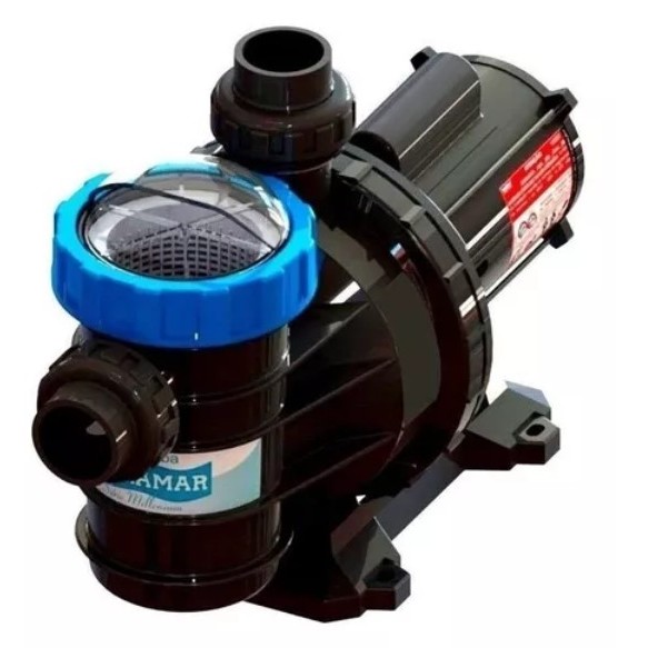 Bomba Centrífuga Motor WEG Para Piscina Sodramar Bm-50 0.5cv 110v/220v Monofásica 8.64m³/h