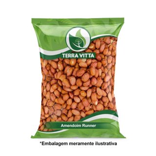 Amendoim Runner Cru C/ Pele 1Kg