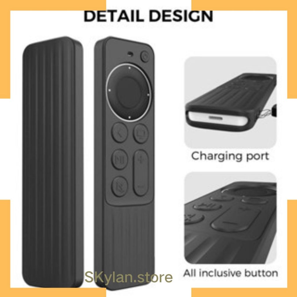 Capa silicone protetor Compativel  *Controle* Apple TV 4K 2022