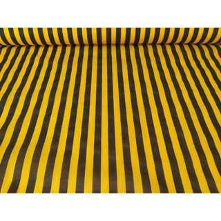 TNT Estampado Mewi Listrado Preto com Amarelo Abelhinha - 2 m x 1,40 m de largura 40g – 1101 em Oferta na Shopee