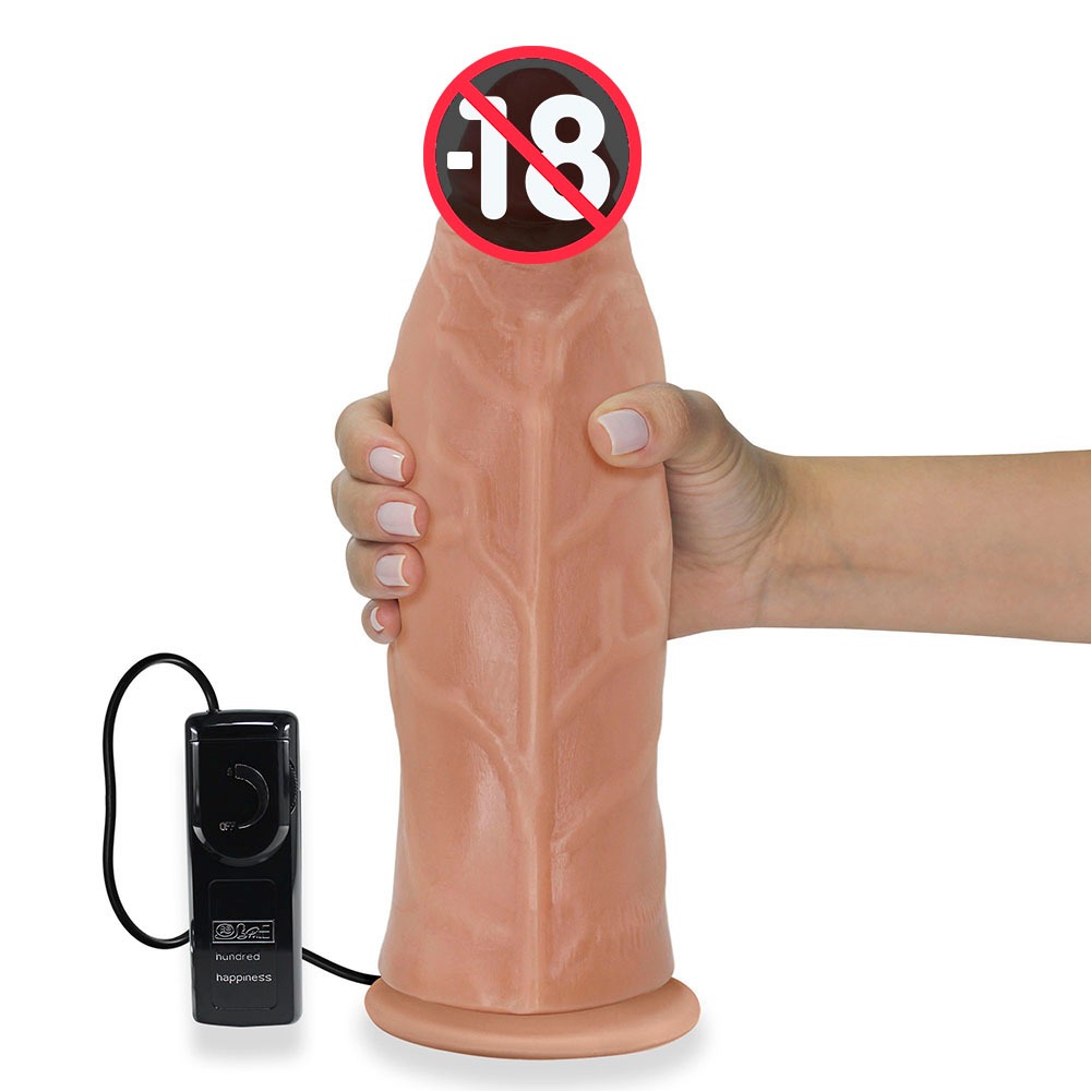Pênis Grande Com Vibrador e Ventosa Jatobão 27 X 8cm em Oferta na Shopee