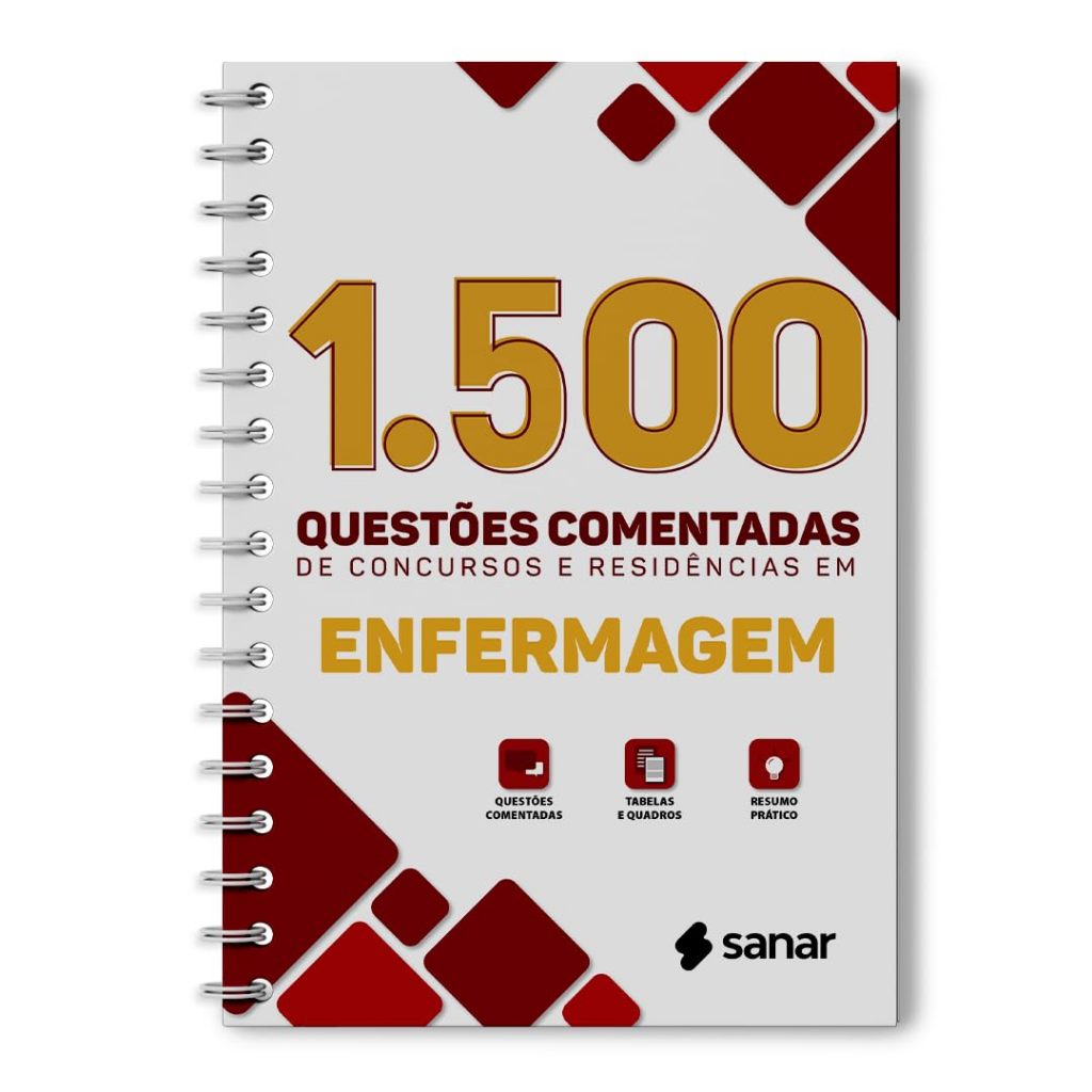Imagem 1.500 Questões Comentadas de Concursos e Residências em Enfermagem