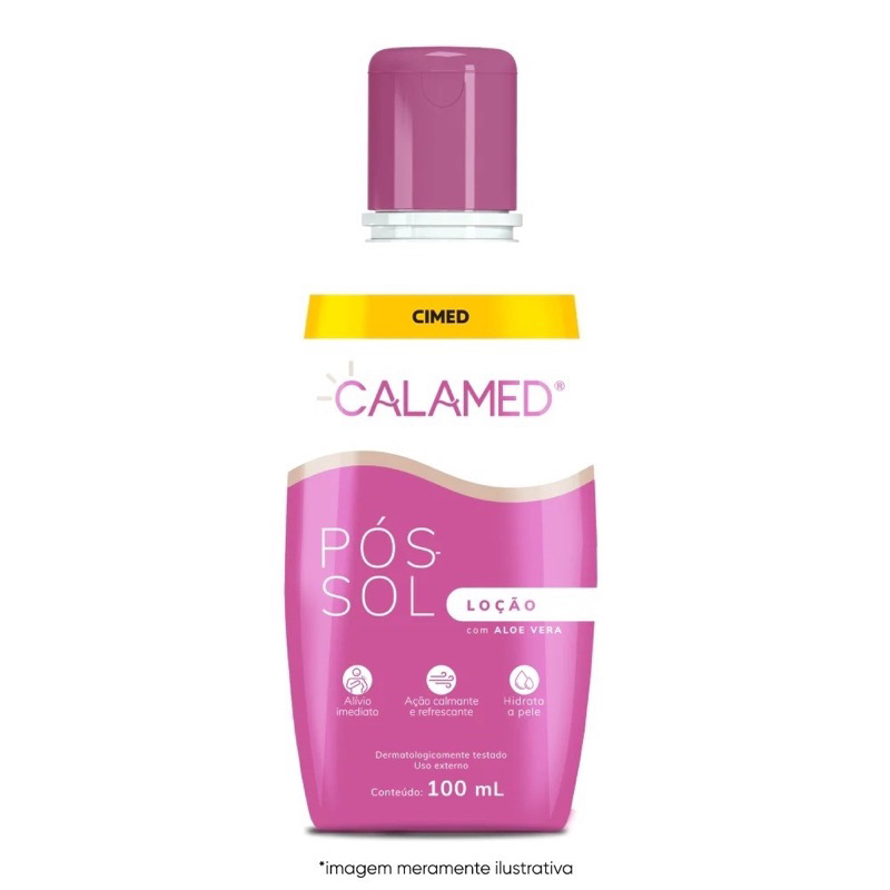 Loção Pós Sol 100 ml Calamed com Aloe Vera - Cimed