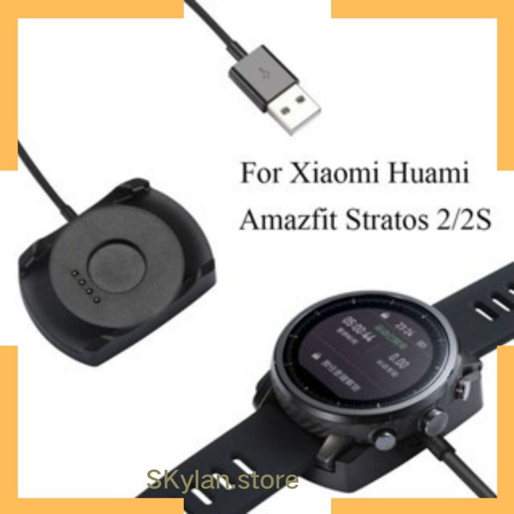 Cabo Carregador Usb Para Smartwatch Amazfit Stratos2/2s A1619/ Stratos 3 A1928