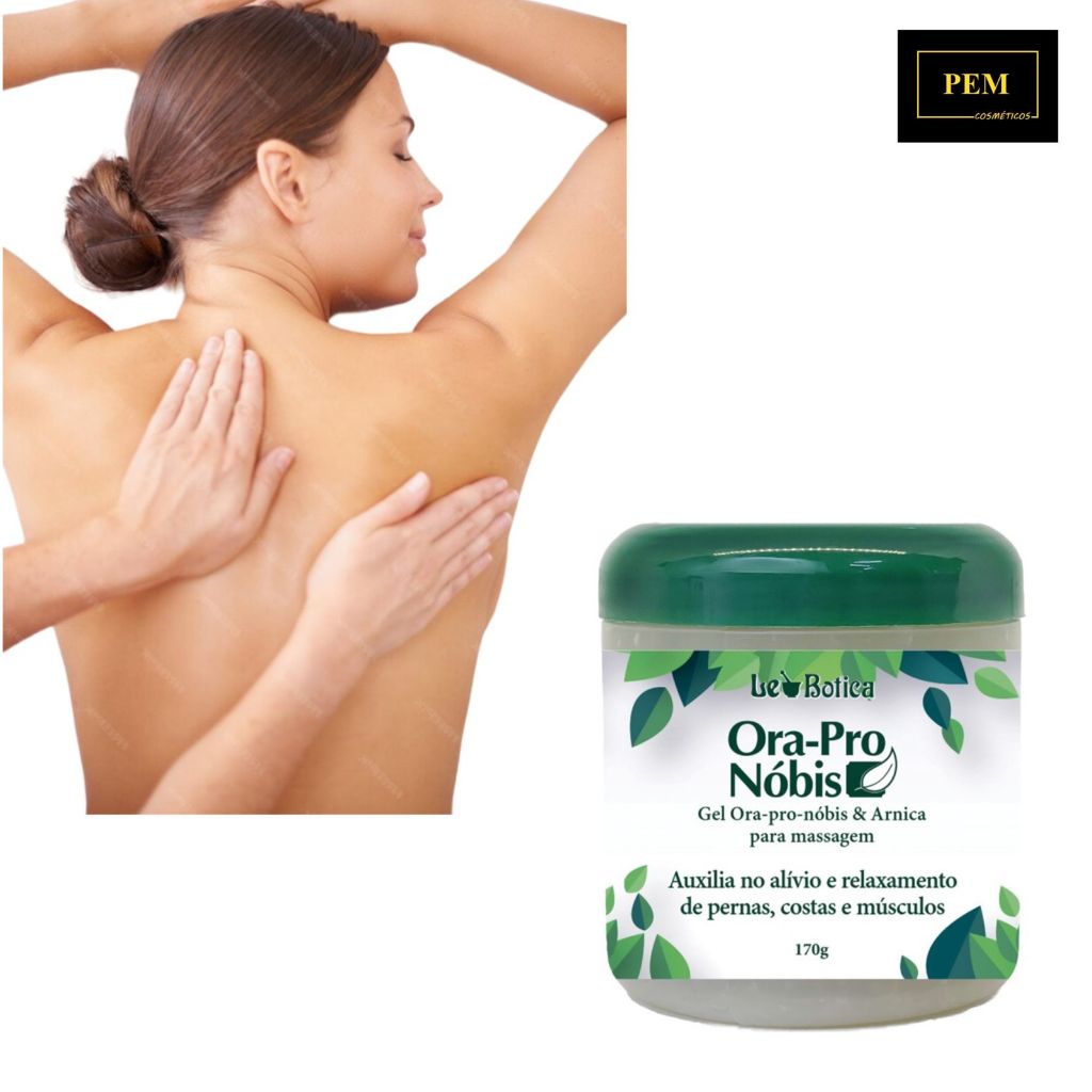 Gel e Pasta Ora-pro-nóbis E Arnica Músculos