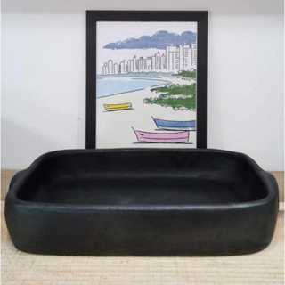 MELHOR PREÇO - Assadeira de Barro Preto Capixaba (Retangular) em Oferta na Shopee