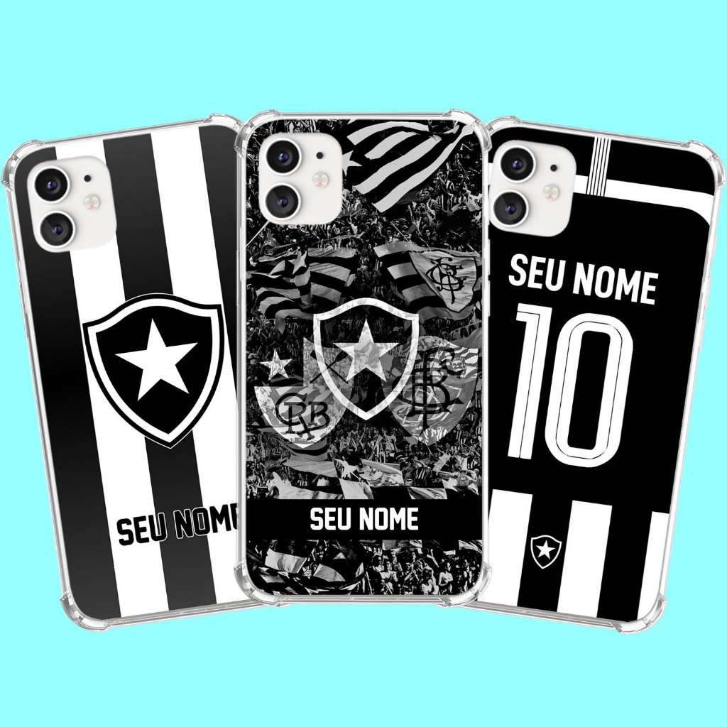 Capa Capinha de celular Personalizada Anti-impacto com nome Botafogo em Oferta na Shopee