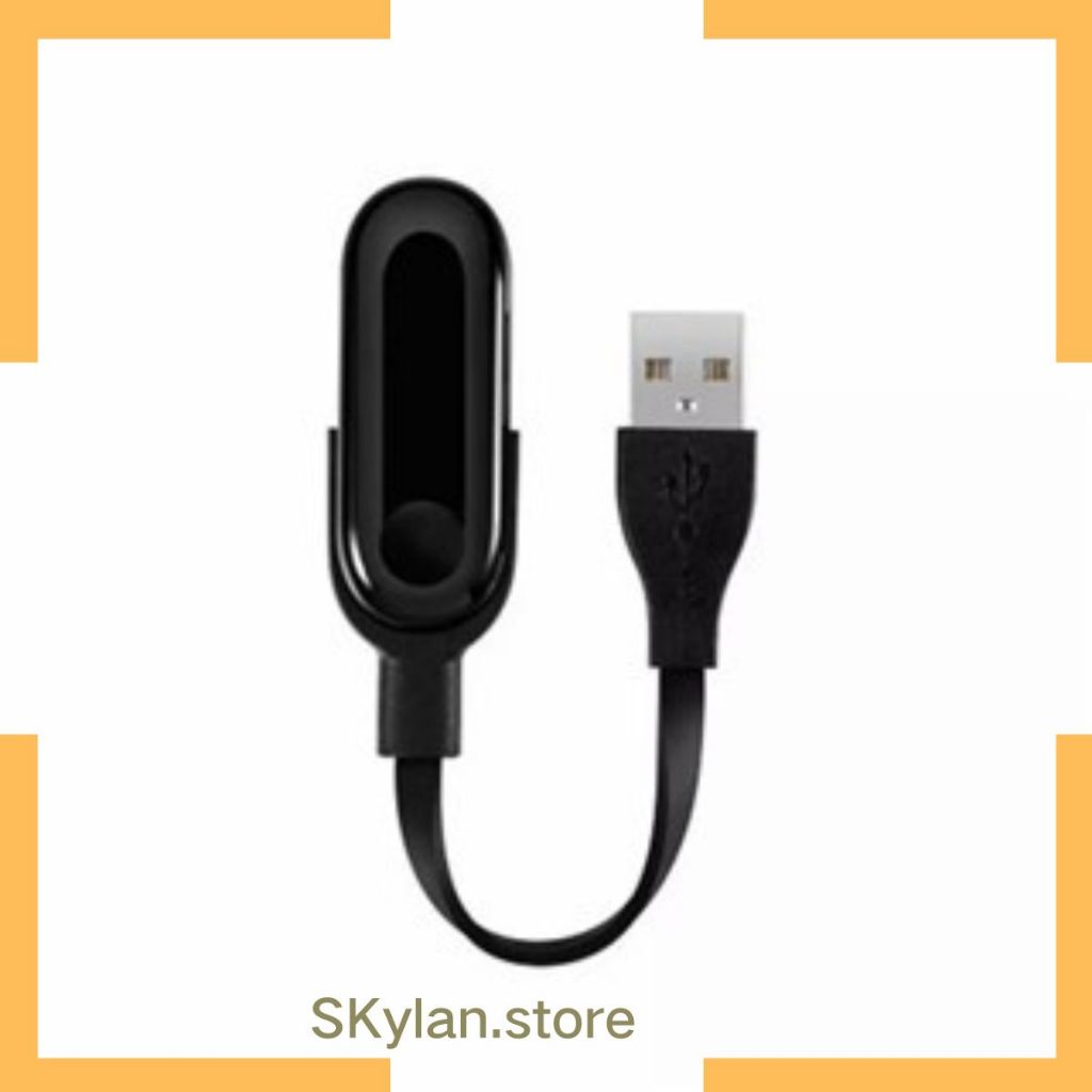 Cabo Carregador Usb Para Relogio Smartband Xiaomi Mi Band 2/3