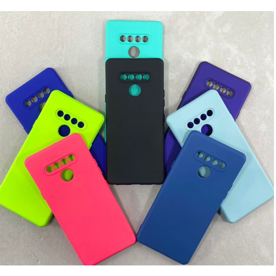 Capa LG k71 Silicone Aveludada Colorida Capinha Anti Impacto