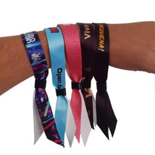 100 Pulseira de Identificação para Festas/Eventos de Tecido Personalizado  100 a 160 unidades em Oferta na Shopee