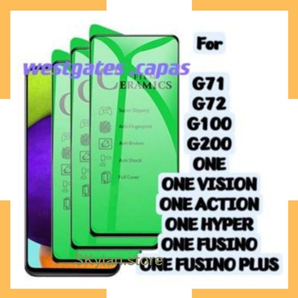 Pelicula 9D Cerâmica Compativel Motorola G71 G72 G100 G200 ONE VISION  ACTION HYPER  FUSINO PLUS