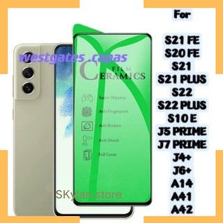 Pelicula 9D Cerâmica Compativel Samsung S21 FE S21 S22 S10 E J5 PRIME J7 PRIME J4+ J6+ A14 A41 A42