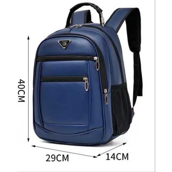 Bolsa Mochila de Couro Universitária Unissex Feminina Masculina  Reforçada Com Cabo de Aço C/USB em Oferta na Shopee