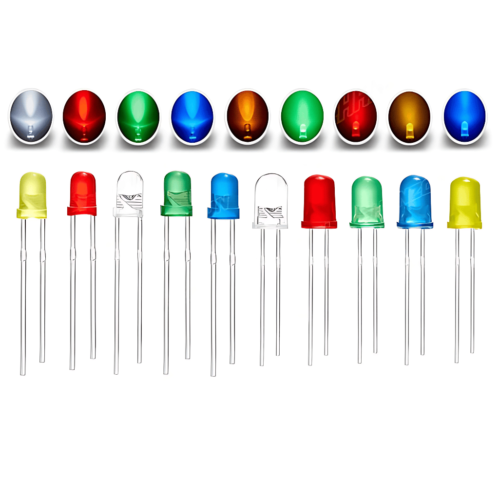 Led 5mm Acrílica Azul Amarelo Branco Verde Vermelho 1 Peças em Oferta na Shopee