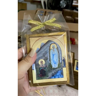 Ícone Nossa Senhora de Lourdes 10cm em Oferta na Shopee