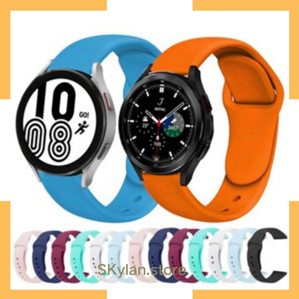 Pulseira Silicone Smartwatch 20mm 22mm Compativel Relogio Watch3 41/45 Active2 Amazfit Bip GTR42/47mm GTS GTR3PRO