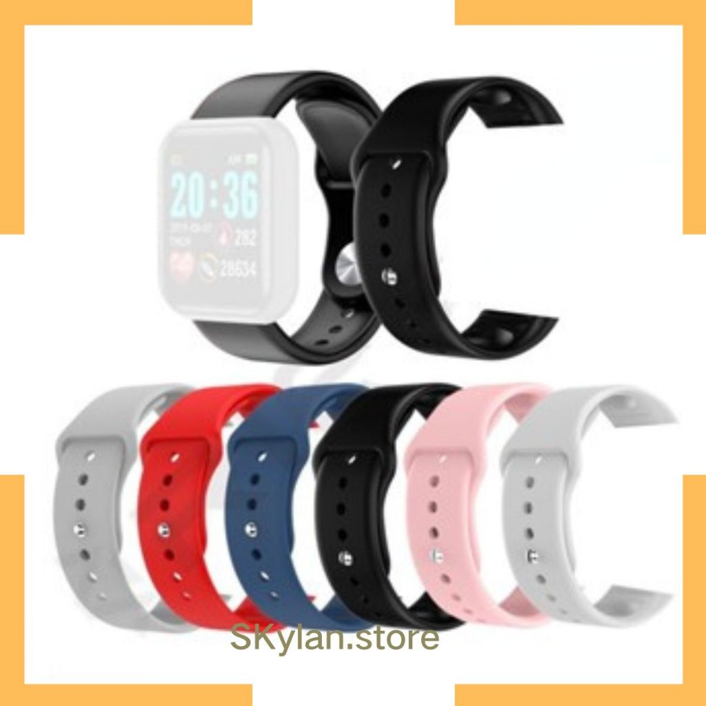 Pulseira Silicone Para Smart Sport D13 Y68 D20 em Oferta na Shopee