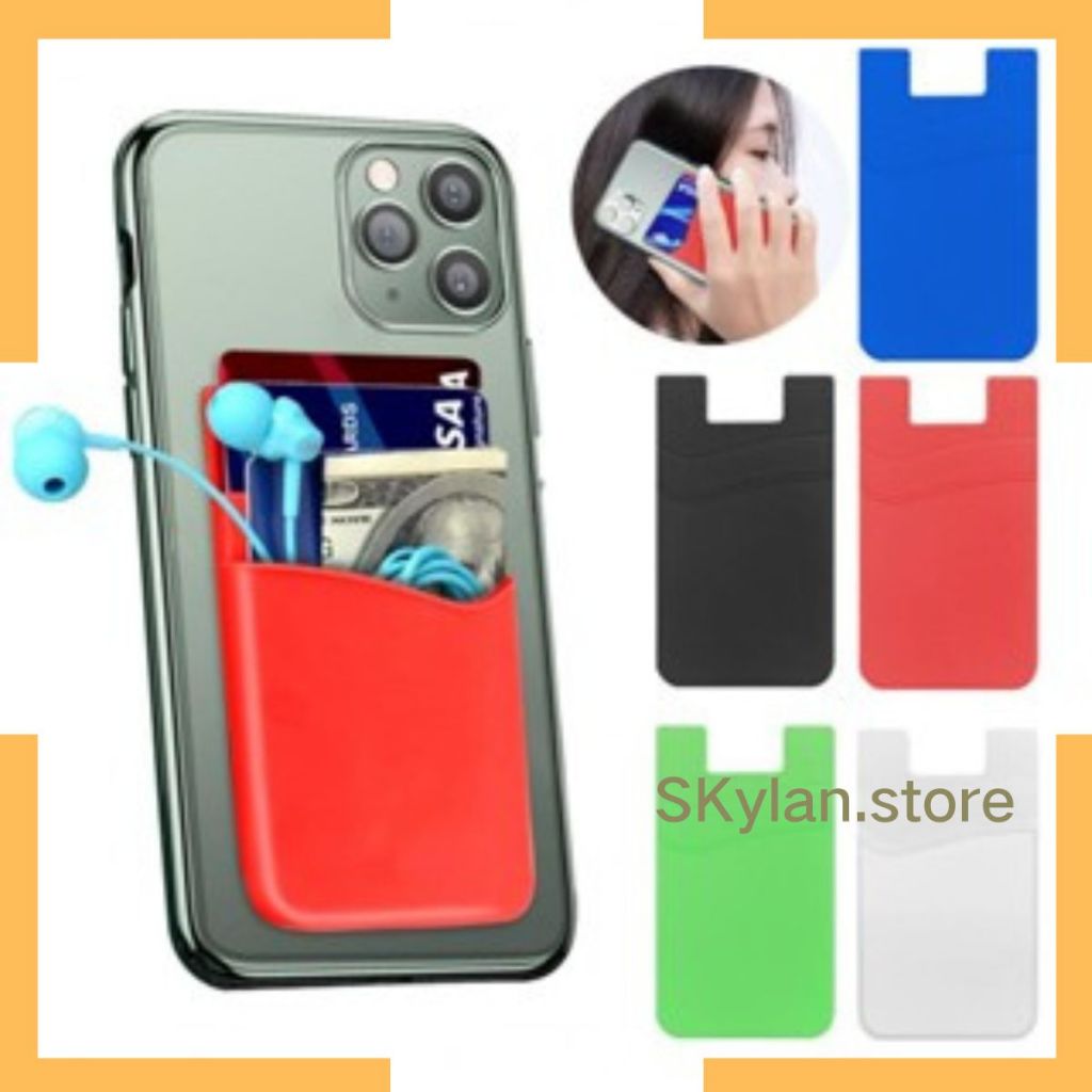 Porta Cartão De Crédito Adesivo Para Celular Smartphone