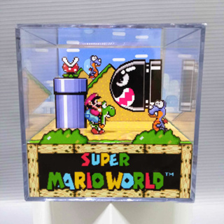 Cubo Diorama Super Mario World em Oferta na Shopee