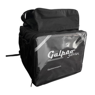 Bag Motoboy Sem Isopor Preta Vermelha Expansiva Galpao Moto Parts