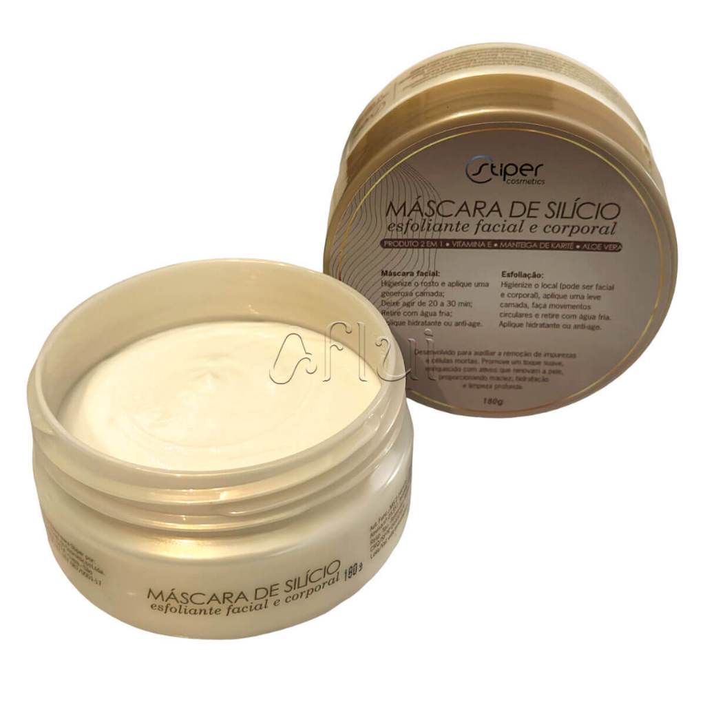 Máscara Esfoliante Facial E Corporal De Silício Stiper 180g