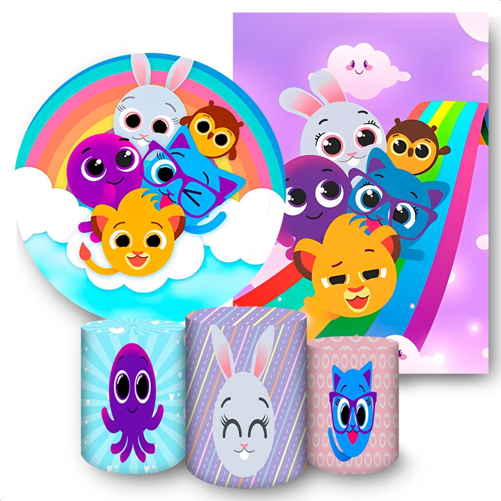 Kit 5 peças  Capa Painel + Capa Retangular + Trio Cilindros Temas Diversos em Oferta na Shopee