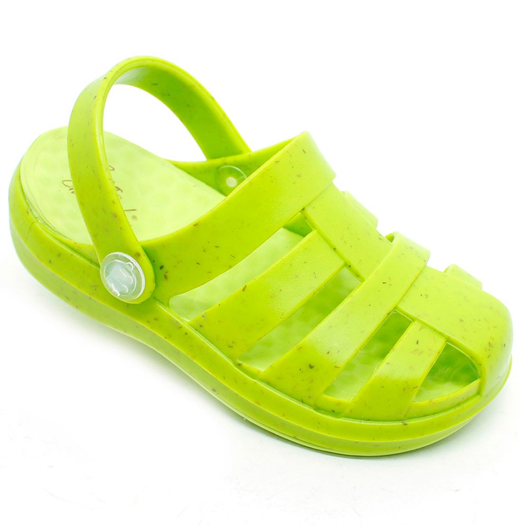 Babuche Sandália Infantil Menina Menino Plugt Pop Kids Fibras Naturais Verde em Oferta na Shopee