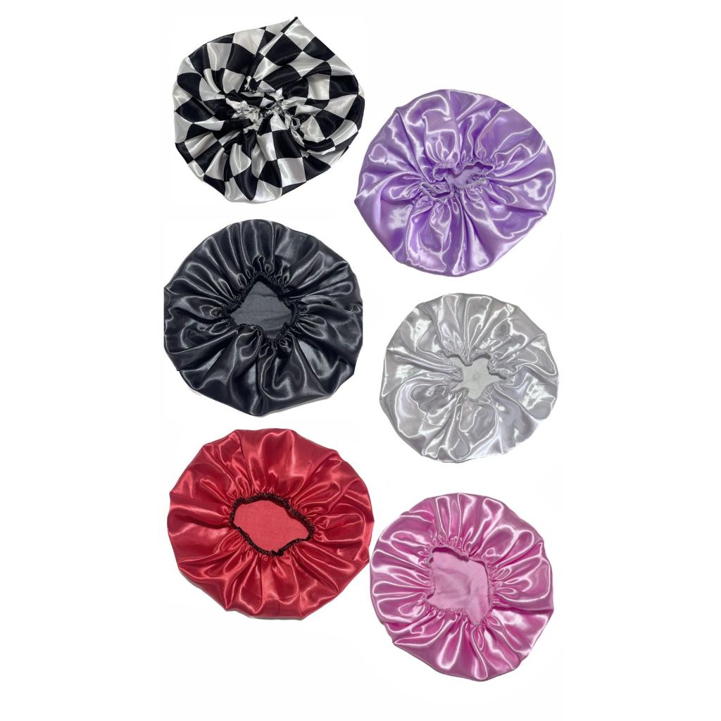 Kit 3 Tocas toucas de Cetim para cabelo