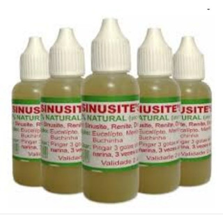 5x gotas de sinusite 100% natural 20 ml