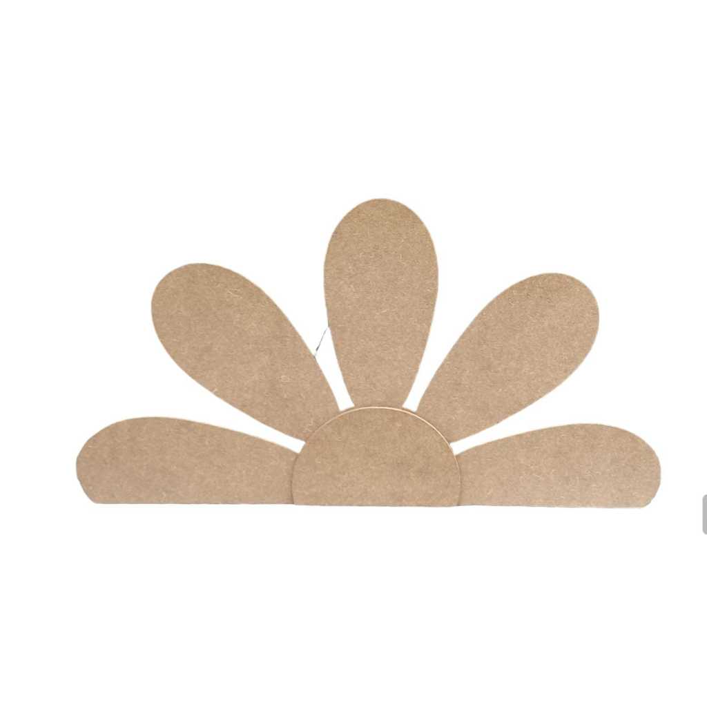 PAINEL FLOR DE MARGARIDA G EM MDF CRU FESTA em Oferta na Shopee