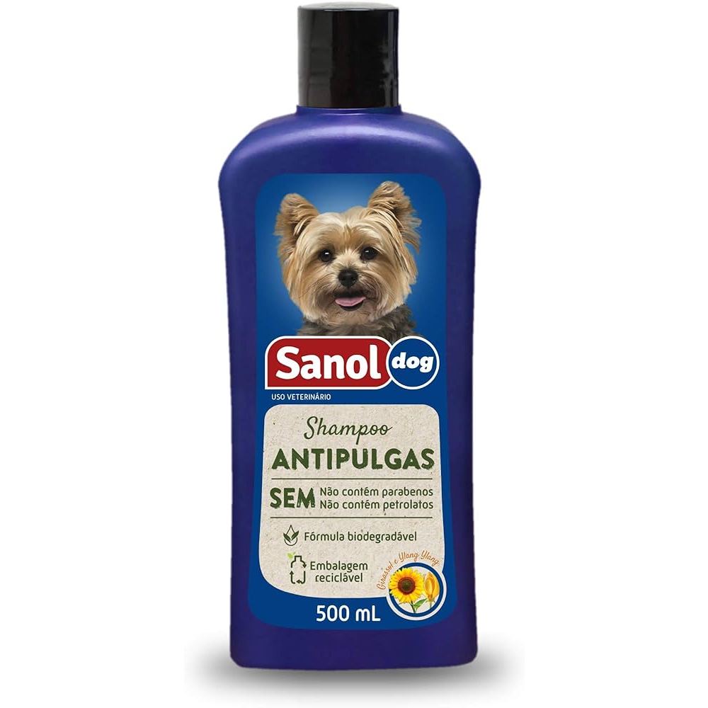 Shampoo Antipulgas Sanol Dog 500ml