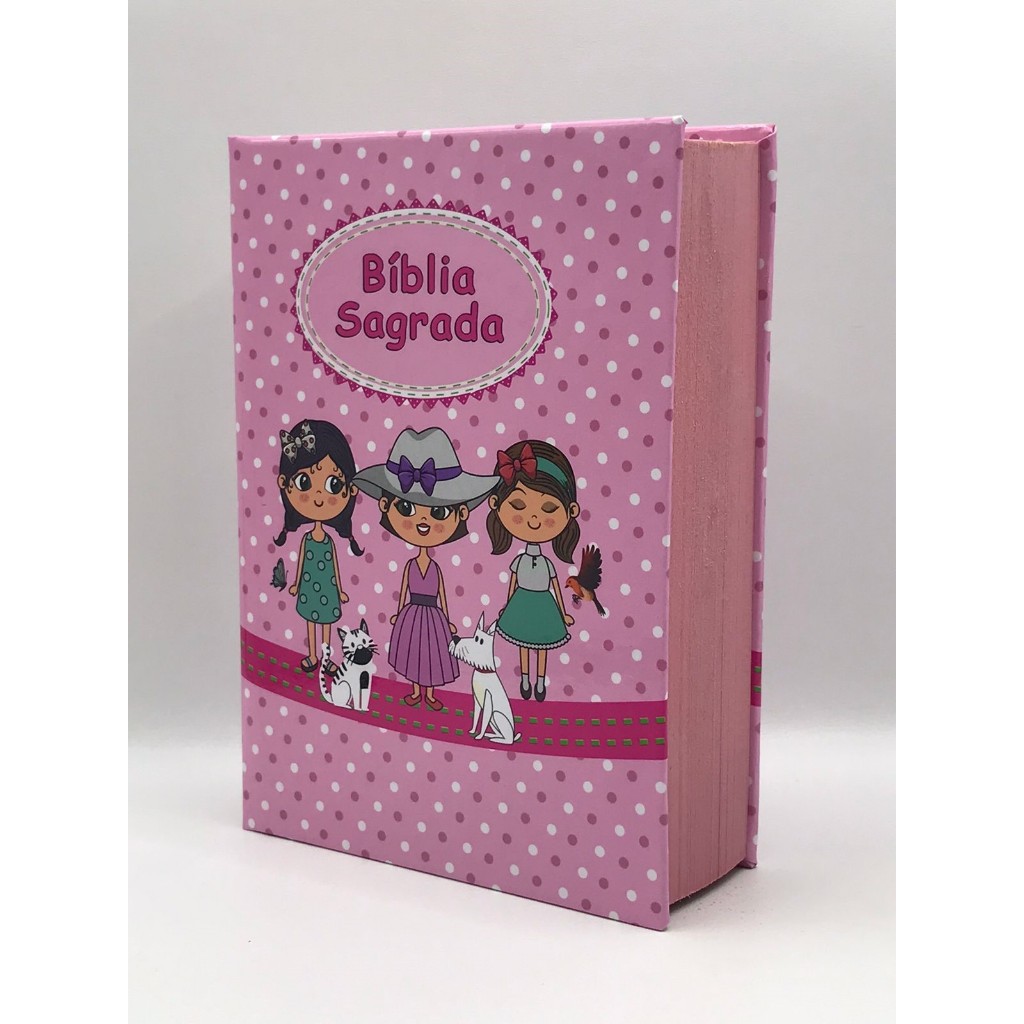 Bíblia Sagrada Tamanho Pequeno Infantil Completa Menininhas em Oferta na Shopee