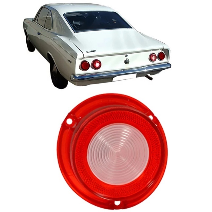 Lente Lanterna Sinaleira Traseira Com Ré Opala Caravan 1970 Até 1979