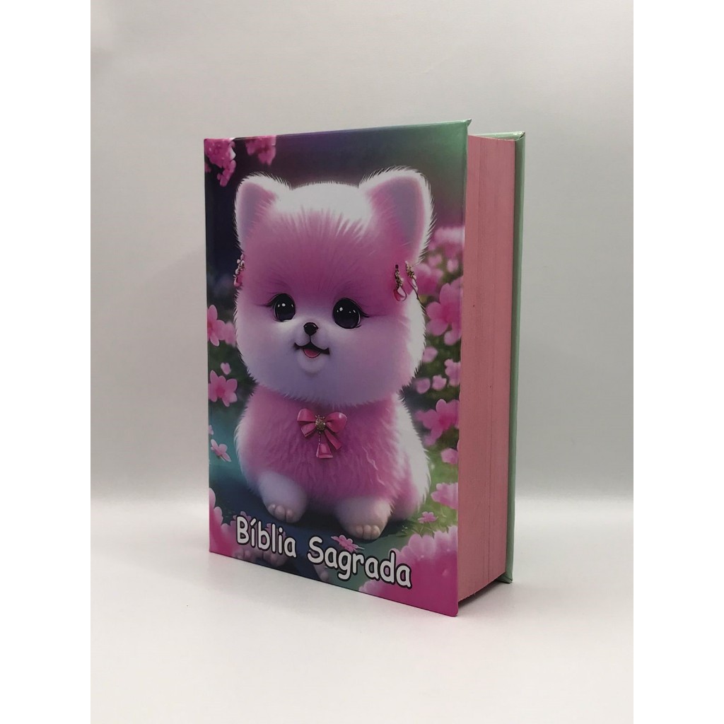 Bíblia Sagrada Tamanho Pequeno Infantil Completa Ursinho em Oferta na Shopee