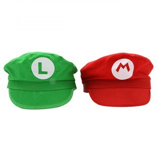 Boné Mario E Luigi Boina Chapéu Cosplay Festa Fantasia
