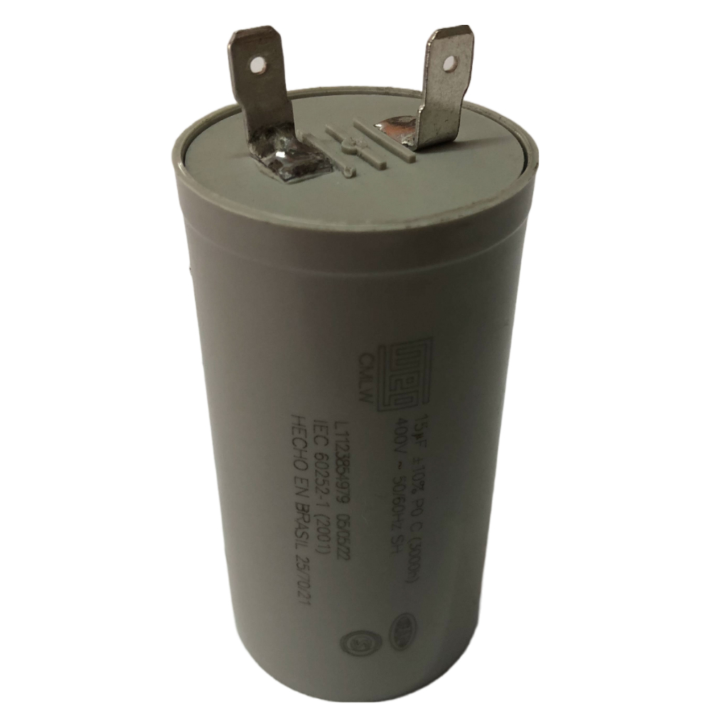 Capacitor Lavadora Roupa Brastemp E Consul - Weg 15UF 220V
