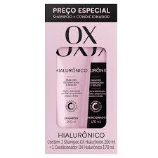 Shampoo + Condicionador Hidratação Profunda Ox Hialurônico