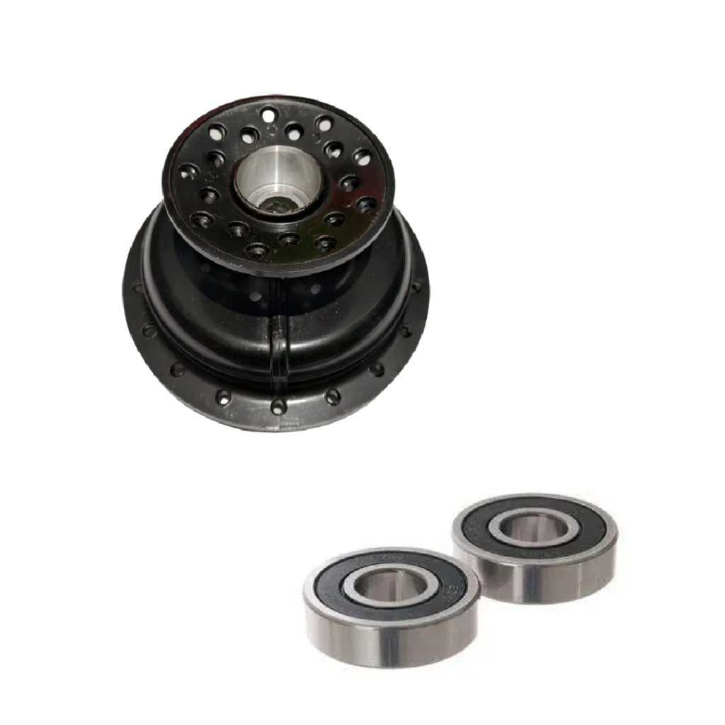Cubo Dianteiro Freio Tambor Yamaha Dt 180 / Dtn 180 + Rolamento + Patim