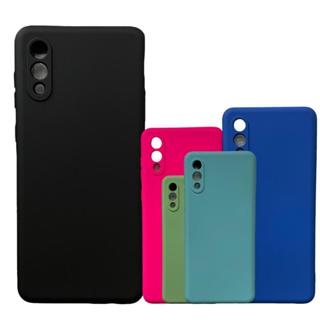 Capa Para Galaxy A02/ M02 Silicone Capinha Com Veludo Várias Cores