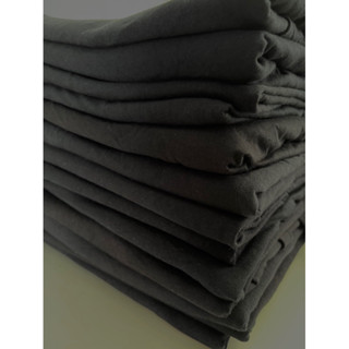 Retalhos Menores de Delicoton, cotton, cotinho somente na cor Preta