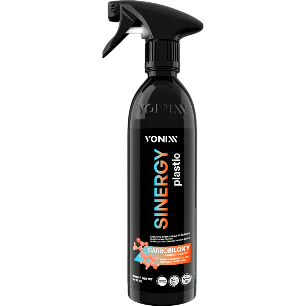 Sinergy Plastic Coating Para Plástico Painel Vonixx 500ml em Oferta na Shopee