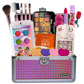 Maquiagem Crianças Kits Maleta Com Make Para Menina Neta