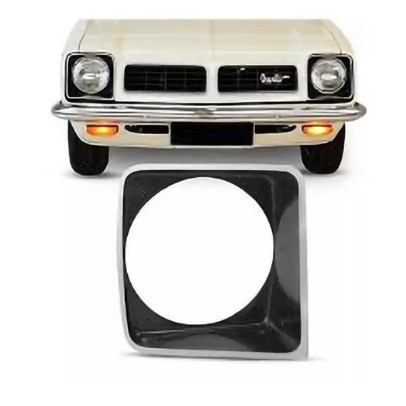 Aro/moldura Farol Chevette 1978/1980 Prata