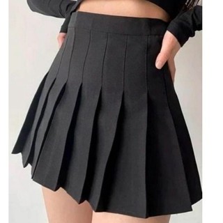 Saia colegial coreana K pop e girl anime plissada cosplay