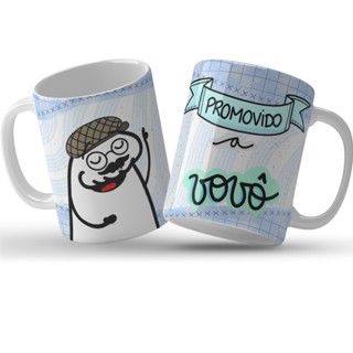 Caneca Porcelana Promovido a Vovô Flork Meme
