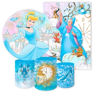 Kit 5 peças  Capa Painel + Capa Retangular + Trio Cilindros para Festa Tema CND em Oferta na Shopee