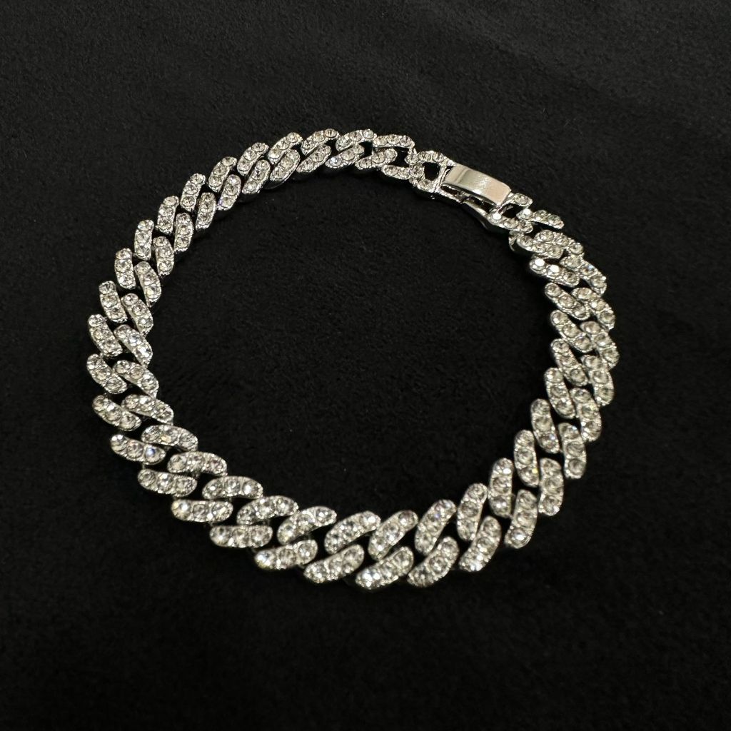 Pulseira Premium Ice Flash cravejada Hip Hop 9mm Plus Zircônia A++++ em Oferta na Shopee